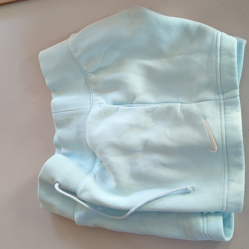 Nike Sports Wear Phoenix Fleece Blue Joggers
